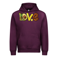 Mauve Wine love avocado Urban Hoodie - BarkalooDesign