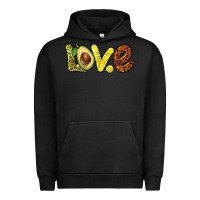 Pigment Black love avocado Urban Hoodie - BarkalooDesign