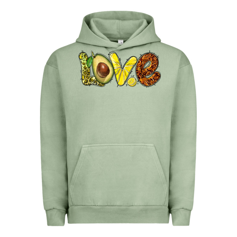 Love Avocado Urban Hoodie by BarkalooDesign | Teevron