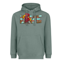 Sage love rooster head Heavyweight Hoodie - LillyAllenDesigns