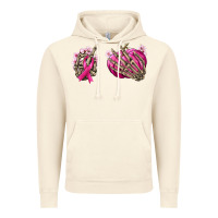 Vintage Artic Breast Cancer skeleton hands Vintage Hoodie - NancyCooperArtShop