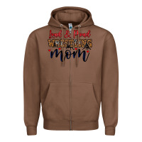 Chestnut loud and proud wrestling mom Zipper Hoodie - LillyAllenDesigns
