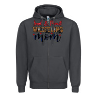 Smoke loud and proud wrestling mom Zipper Hoodie - LillyAllenDesigns