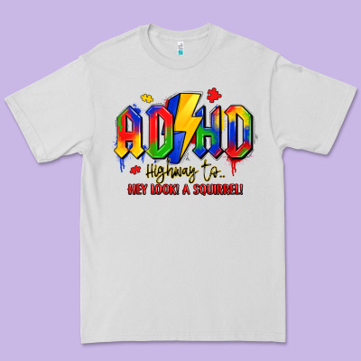 Adhd Awareness Premium Tee Designed By Lillyallendesigns