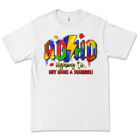 White adhd awareness Premium Tee - LillyAllenDesigns