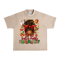 French Oak santas favorite pharmacist afro messy bun Urban Heavy Tee - texasbilliewilder