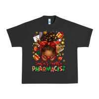 Pigment Black santas favorite pharmacist afro messy bun Urban Heavy Tee - texasbilliewilder