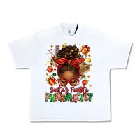 White santas favorite pharmacist afro messy bun Urban Heavy Tee - texasbilliewilder