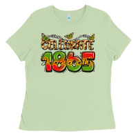 Matcha celebrate 1865 juneteenth Ladies Tee - LillyAllenDesigns