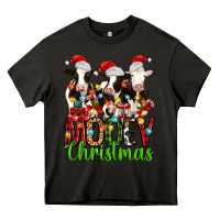 Asphalt christmas three cows mooey christmas Heavy Core Tee - MaliasSmallBusiness