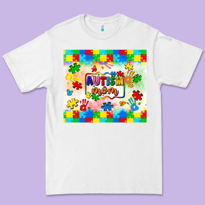 Autism Mom Premium Tee Designed By Lillyallendesigns
