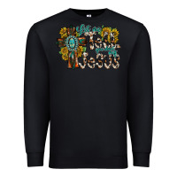Black let me tell you about my jesus Premium Sweatshirt - RacoonDesign