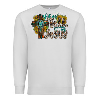 Dove Grey let me tell you about my jesus Premium Sweatshirt - RacoonDesign