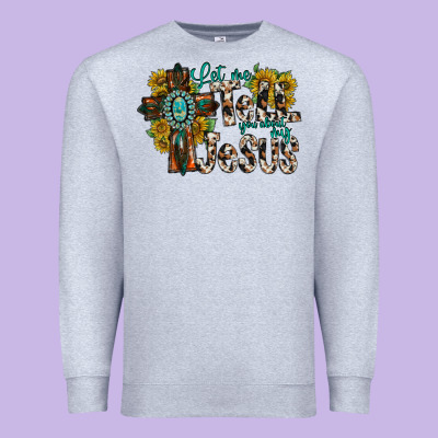 Let Me Tell You About My Jesus Premium Sweatshirt Designed By Racoondesign
