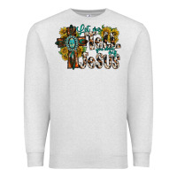 Oatmeal Heather let me tell you about my jesus Premium Sweatshirt - RacoonDesign