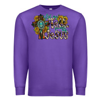 Purple let me tell you about my jesus Premium Sweatshirt - RacoonDesign
