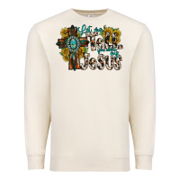 Sandshell let me tell you about my jesus Premium Sweatshirt - RacoonDesign