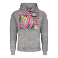 Cloud Rock Breast Cancer Vintage Hoodie - NancyCooperArtShop