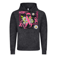 Vintage Black Breast Cancer Vintage Hoodie - NancyCooperArtShop
