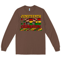 Chestnut juneteenth celebrating black freedom Long Sleeve Tee - CowGirlArtShop