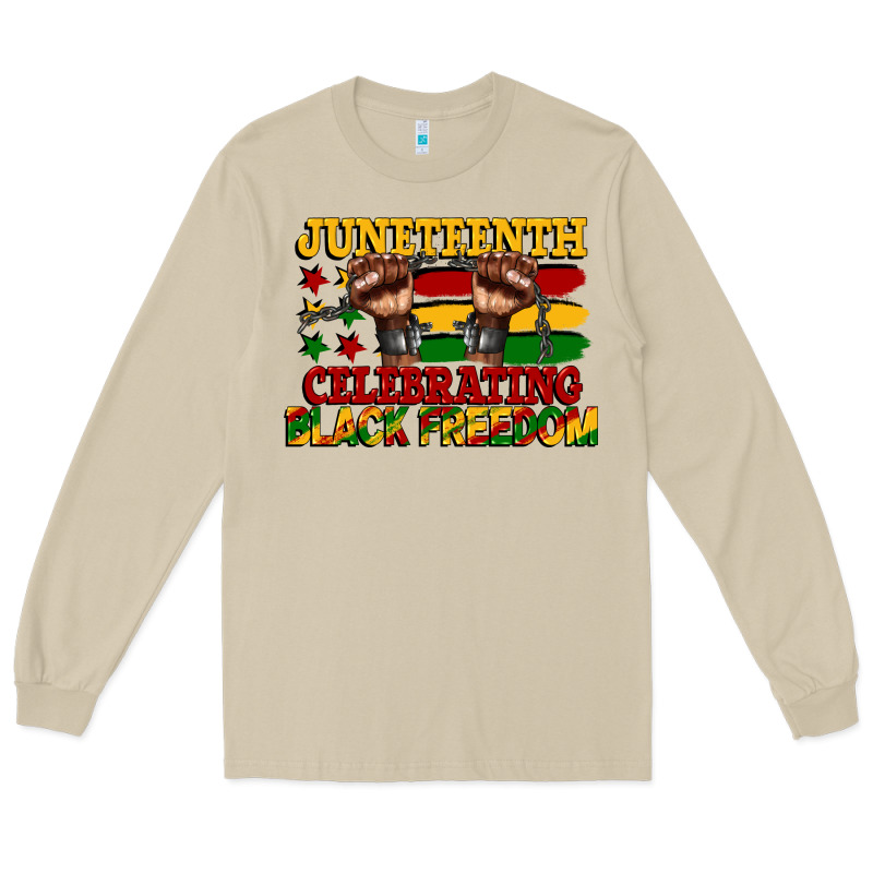 Juneteenth Celebrating Black Freedom Long Sleeve Tee by CowGirlArtShop | Teevron
