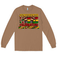 Toasted Coconut juneteenth celebrating black freedom Long Sleeve Tee - CowGirlArtShop