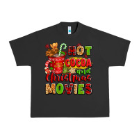 Pigment Black hot cocoa and christmas movies Urban Heavy Tee - texasbilliewilder