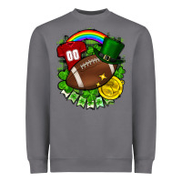 Storm St. Patrick's Day American Football Heavyweight Sweatshirt - FaDigitalArtStudio