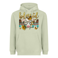 Matcha Western Blessed Mom Baby Calf Heavyweight Hoodie - LillyAllenDesigns