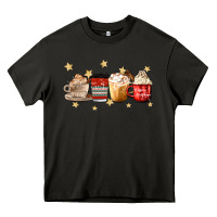 Asphalt christmas coffee Heavy Core Tee - MaliasSmallBusiness