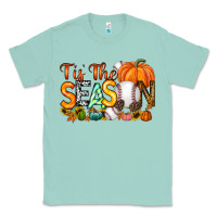 Seafoam tis the season baseball Classic Tee - RacoonDesign