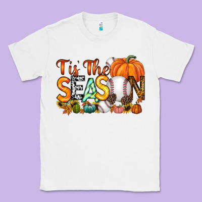 Tis The Season Baseball Classic Tee Designed By Racoondesign