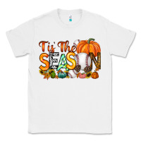 White tis the season baseball Classic Tee - RacoonDesign