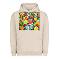 Pigment French Oak summer fruits Urban Hoodie - BarkalooDesign