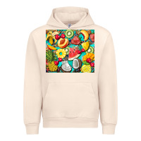 Sandshell summer fruits Urban Hoodie - BarkalooDesign