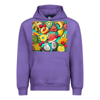 Tulip summer fruits Urban Hoodie - BarkalooDesign