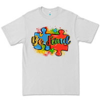 Dove Grey be kind autism Premium Tee - LillyAllenDesigns