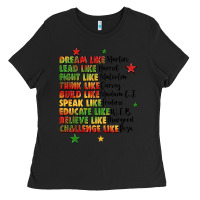 Black inspiring black leaders juneteenth Ladies Tee - LillyAllenDesigns