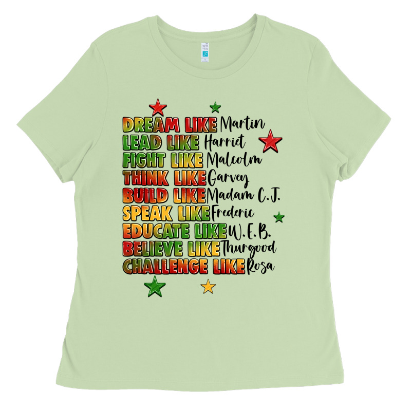 Inspiring Black Leaders Juneteenth Ladies Tee by LillyAllenDesigns | Teevron