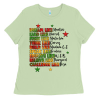 Matcha inspiring black leaders juneteenth Ladies Tee - LillyAllenDesigns
