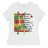 White inspiring black leaders juneteenth Ladies Tee - LillyAllenDesigns