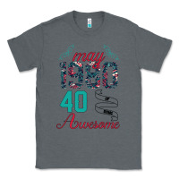 Charcoal Heather Made In May 1980 40 Years Of Being Awesome Classic Tee - Bettercallsaul