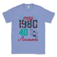 Colony Blue Made In May 1980 40 Years Of Being Awesome Classic Tee - Bettercallsaul