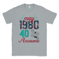 Heather Grey Made In May 1980 40 Years Of Being Awesome Classic Tee - Bettercallsaul