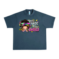 Midnight Navy 80s made 90s raised messy bun Urban Heavy Tee - texasbilliewilder