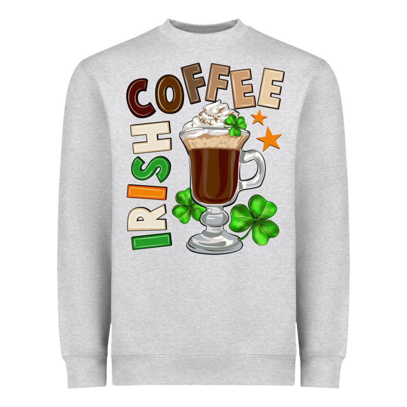 Irish Coffee St. Patrick's Day Heavyweight Sweatshirt by FaDigitalArtStudio | Teevron