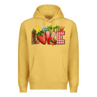 Antique Gold love strawberry Premium Hoodie - RanaPortraitStore