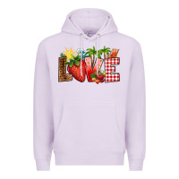 Lilac love strawberry Premium Hoodie - RanaPortraitStore