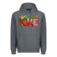 Rock love strawberry Premium Hoodie - RanaPortraitStore