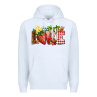 White love strawberry Premium Hoodie - RanaPortraitStore